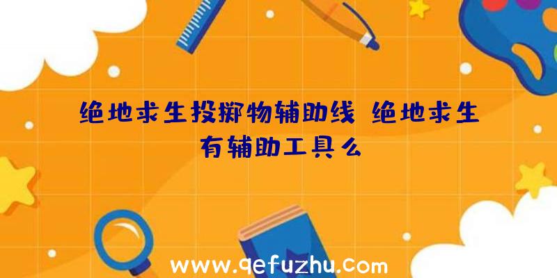 绝地求生投掷物辅助线、绝地求生有辅助工具么