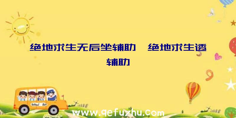 绝地求生无后坐辅助、绝地求生透辅助