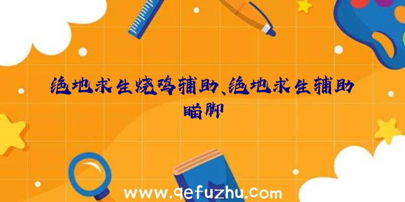 绝地求生烧鸡辅助、绝地求生辅助瞄脚