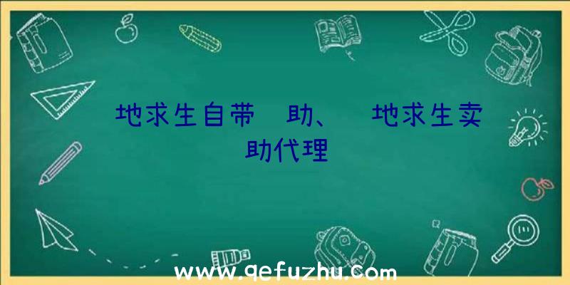 绝地求生自带辅助、绝地求生卖辅助代理