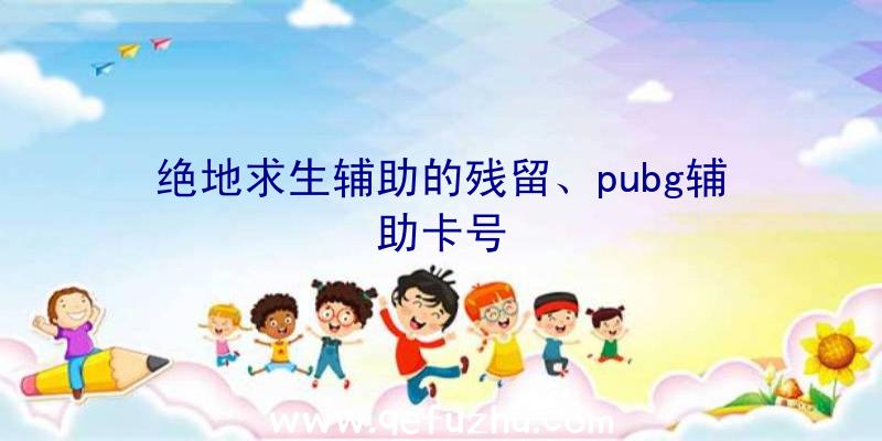 绝地求生辅助的残留、pubg辅助卡号