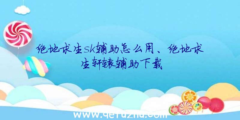 绝地求生sk辅助怎么用、绝地求生轩辕辅助下载