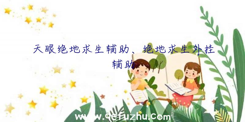 天眼绝地求生辅助、绝地求生外挂辅助