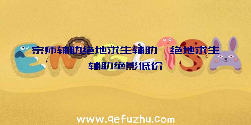 宗师辅助绝地求生辅助、绝地求生辅助绝影低价