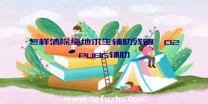 怎样清除绝地求生辅助残留、02PUBG辅助