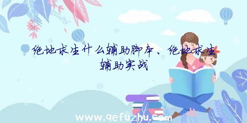 绝地求生什么辅助脚本、绝地求生辅助实战