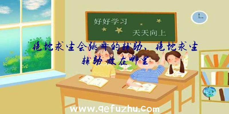绝地求生会跳舞的辅助、绝地求生辅助