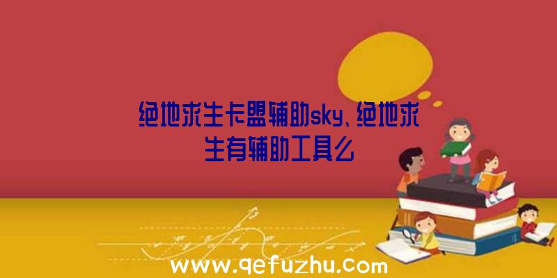 绝地求生卡盟辅助sky、绝地求生有辅助工具么
