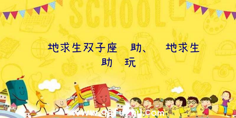 绝地求生双子座辅助、绝地求生辅助试玩