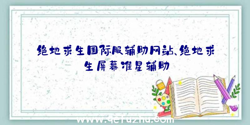 绝地求生国际服辅助网站、绝地求生屏幕准星辅助