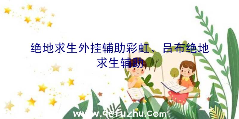 绝地求生外挂辅助彩虹、吕布绝地求生辅助