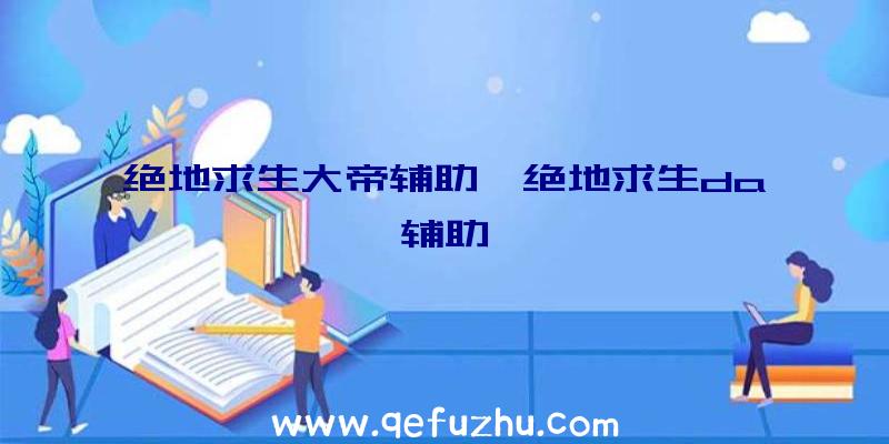绝地求生大帝辅助、绝地求生da辅助