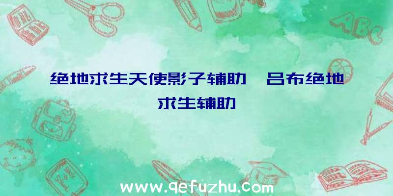 绝地求生天使影子辅助、吕布绝地求生辅助