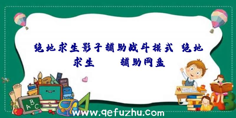 绝地求生影子辅助战斗模式、绝地求生pubg辅助网盘