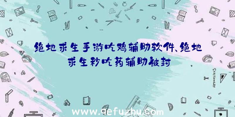 绝地求生手游吃鸡辅助软件、绝地求生秒吃药辅助被封