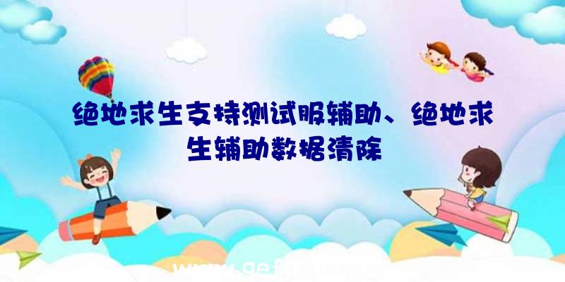 绝地求生支持测试服辅助、绝地求生辅助数据清除