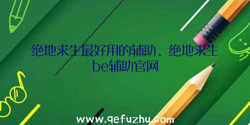 绝地求生最好用的辅助、绝地求生be辅助官网
