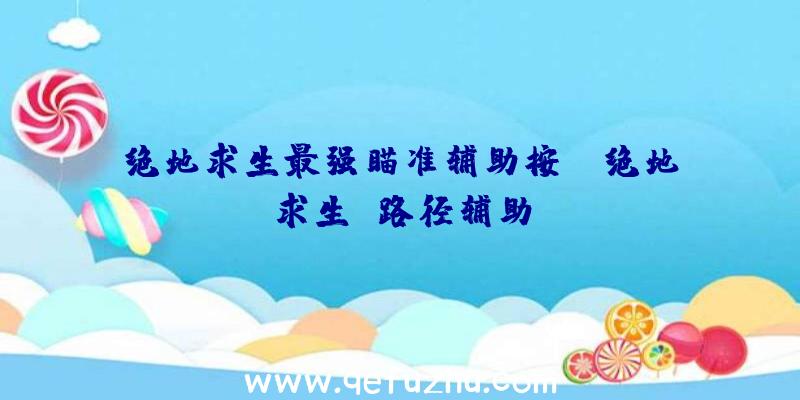 绝地求生最强瞄准辅助按键、绝地求生