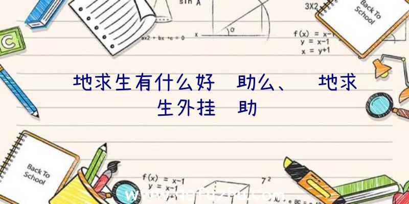 绝地求生有什么好辅助么、绝地求生外挂辅助