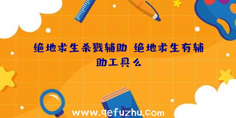 绝地求生杀戮辅助、绝地求生有辅助工具么