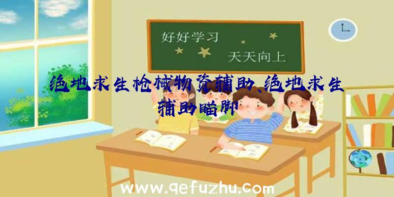 绝地求生枪械物资辅助、绝地求生辅助瞄脚