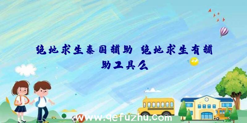 绝地求生泰国辅助、绝地求生有辅助工具么