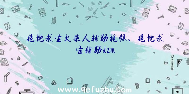 绝地求生火柴人辅助视频、绝地求生辅助dzm