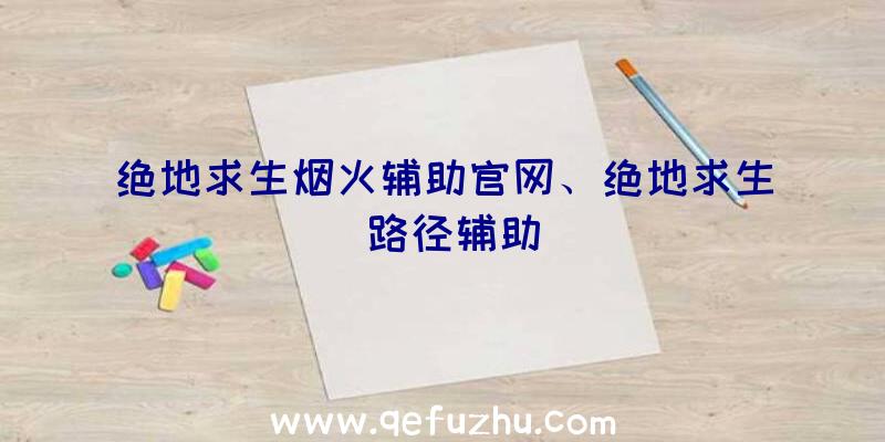 绝地求生烟火辅助官网、绝地求生