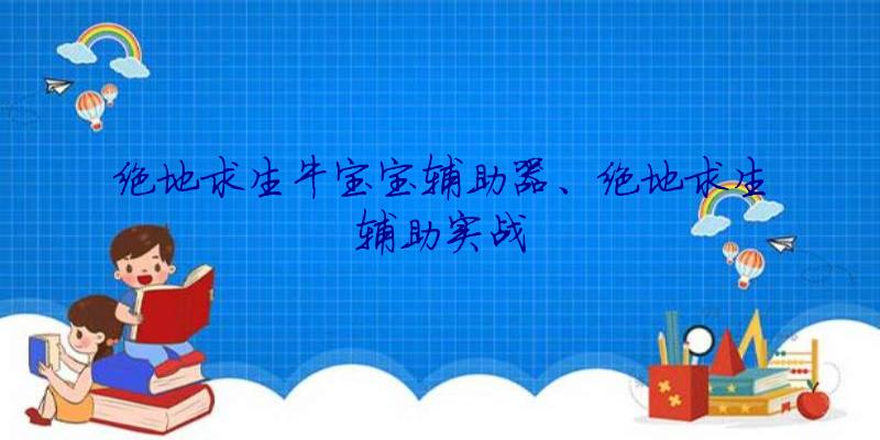 绝地求生牛宝宝辅助器、绝地求生辅助实战