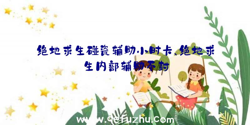 绝地求生碰瓷辅助小时卡、绝地求生内部辅助不封
