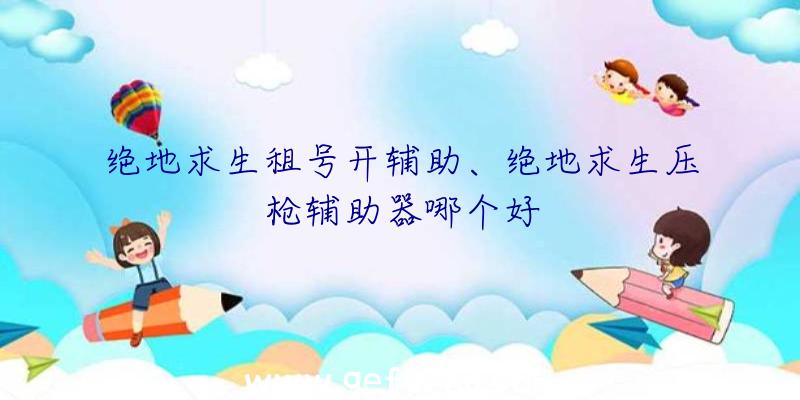 绝地求生租号开辅助、绝地求生压枪辅助器哪个好