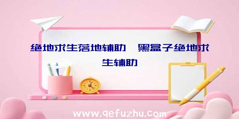 绝地求生落地辅助、黑盒子绝地求生辅助