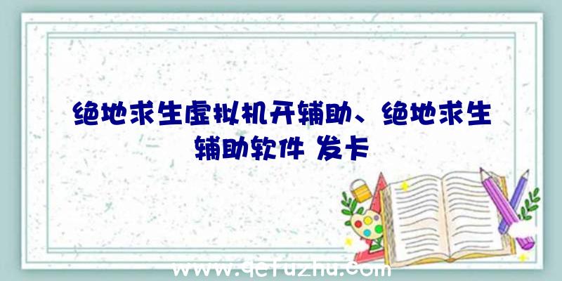 绝地求生虚拟机开辅助、绝地求生辅助软件