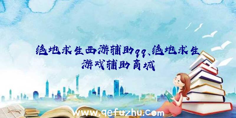 绝地求生西游辅助qq、绝地求生游戏辅助商城