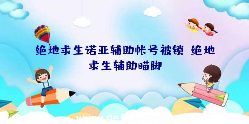 绝地求生诺亚辅助帐号被锁、绝地求生辅助瞄脚