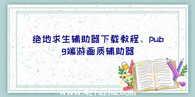 绝地求生辅助器下载教程、pubg端游画质辅助器