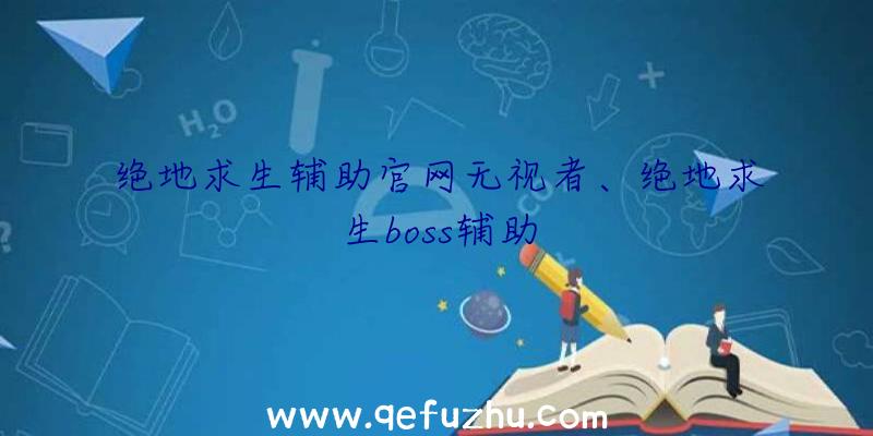 绝地求生辅助官网无视者、绝地求生boss辅助