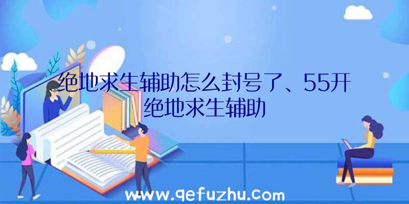 绝地求生辅助怎么封号了、55开绝地求生辅助