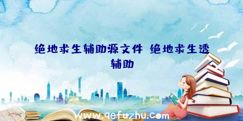 绝地求生辅助源文件、绝地求生透辅助