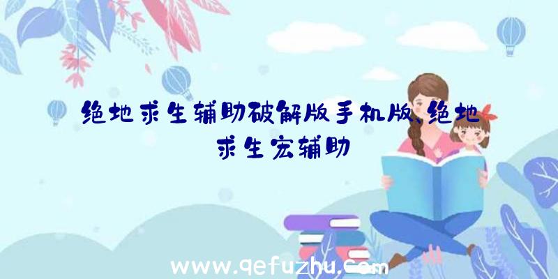 绝地求生辅助破解版手机版、绝地求生宏辅助
