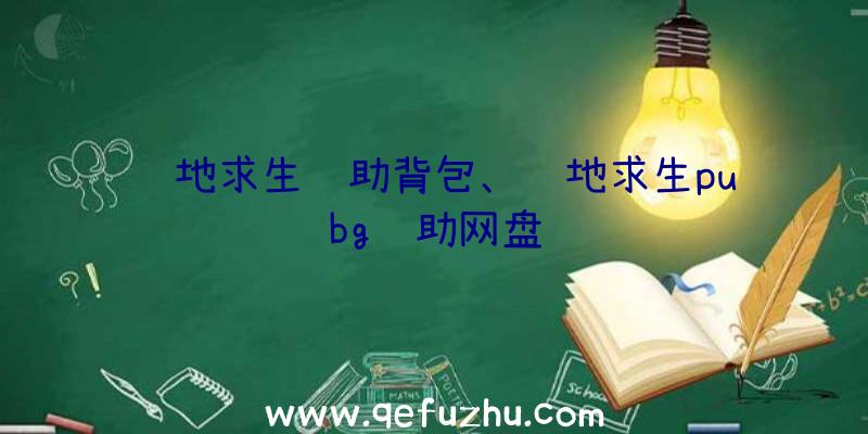 绝地求生辅助背包、绝地求生pubg辅助网盘