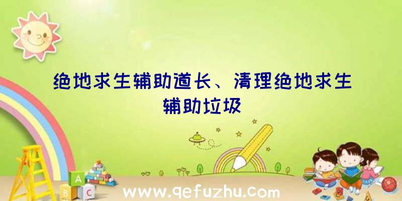绝地求生辅助道长、清理绝地求生辅助垃圾