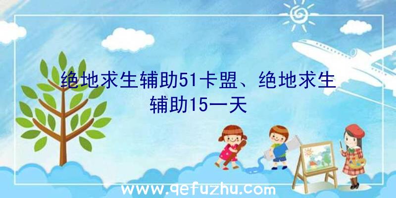 绝地求生辅助51卡盟、绝地求生辅助15一天