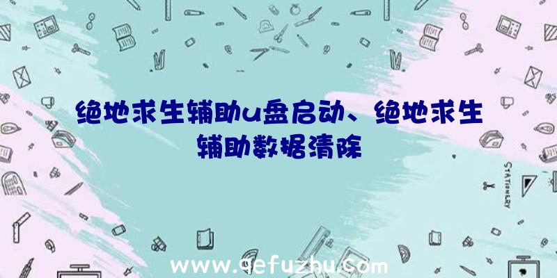 绝地求生辅助u盘启动、绝地求生辅助数据清除