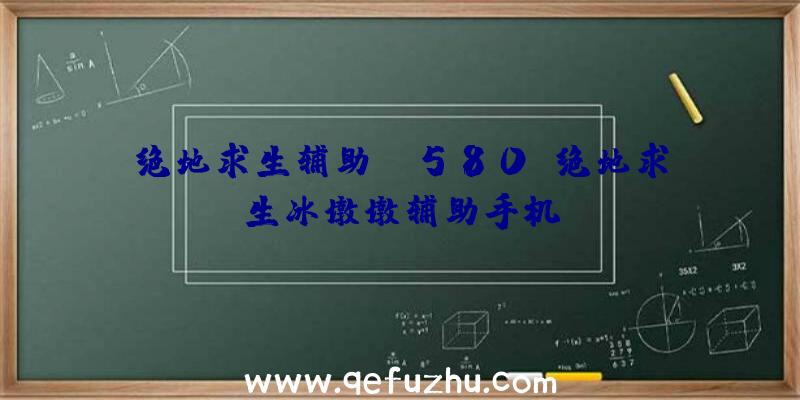 绝地求生辅助xf580、绝地求生冰墩墩辅助手机