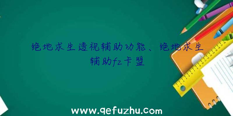 绝地求生透视辅助功能、绝地求生辅助fz卡盟