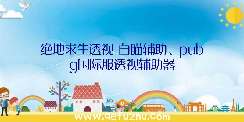 绝地求生透视