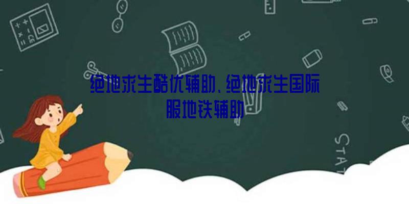 绝地求生酷优辅助、绝地求生国际服地铁辅助