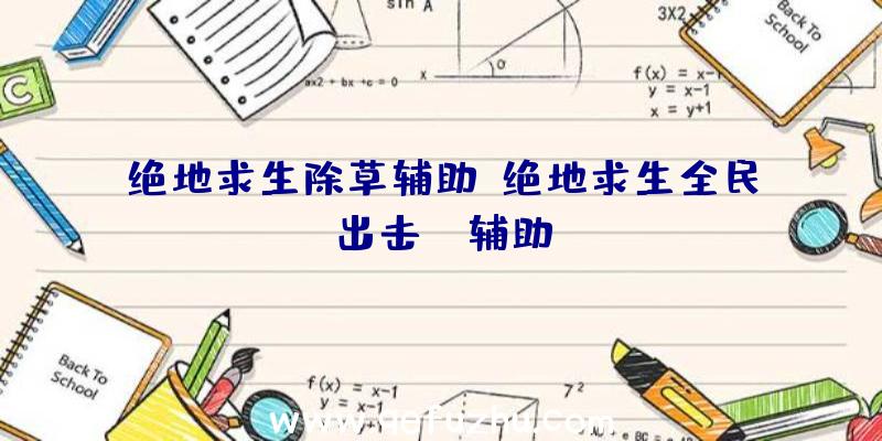 绝地求生除草辅助、绝地求生全民出击pc辅助