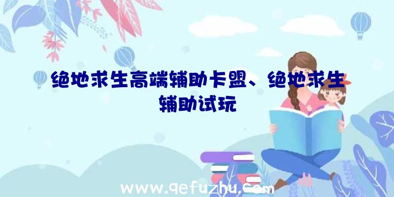绝地求生高端辅助卡盟、绝地求生辅助试玩